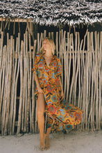 Load image into Gallery viewer, 0022-MONIA-TR-FLORAL MUSTARD 001
