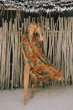 Load image into Gallery viewer, 0022-MONIA-TR-FLORAL MUSTARD 001
