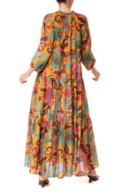 Load image into Gallery viewer, 0022-MONIA-TR-FLORAL MUSTARD 001
